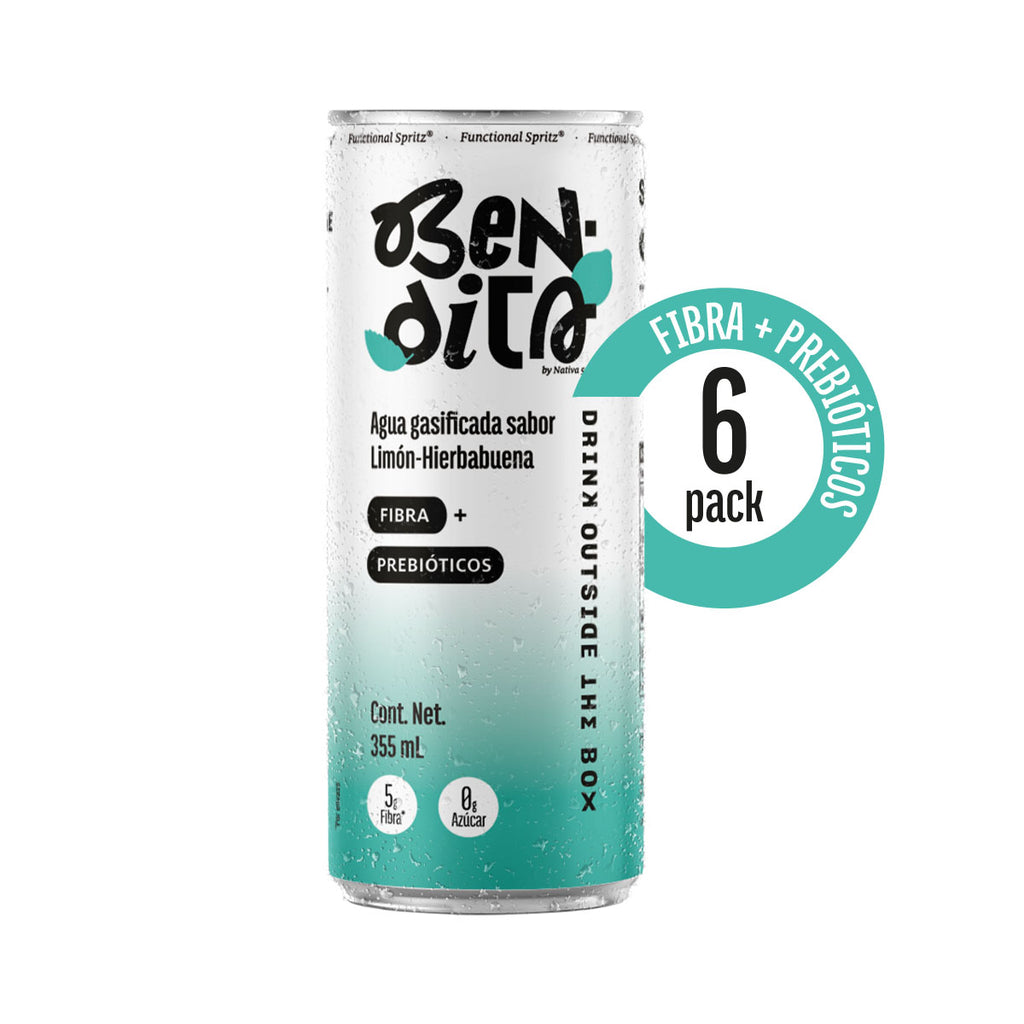 Functional Spritz sabor Limón-Hierbabuena