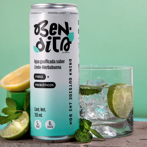 Functional Spritz sabor Limón-Hierbabuena